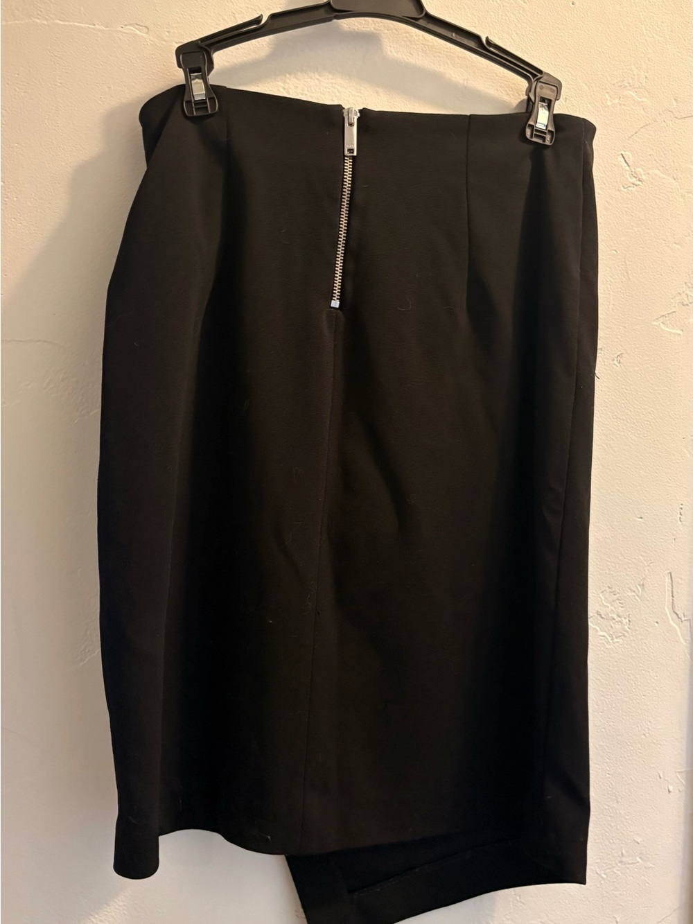 Black and White Asymmetrical Skirt - Picture 3 of 4